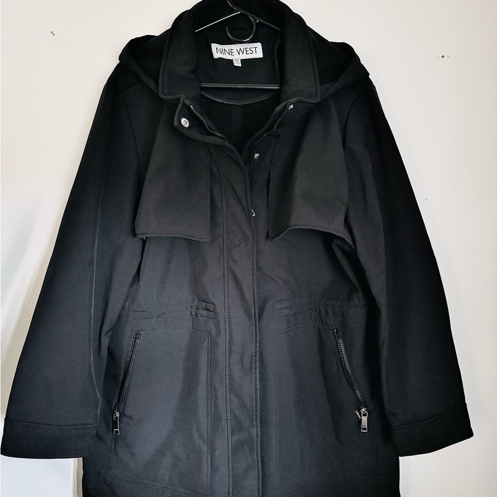 Nine West Women’s Softshell Hooded Jacket/Coat Size XXL - Picture 2 of 6